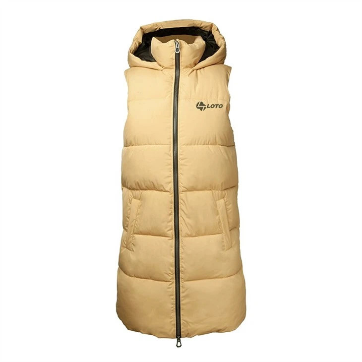 ladies down vest-1