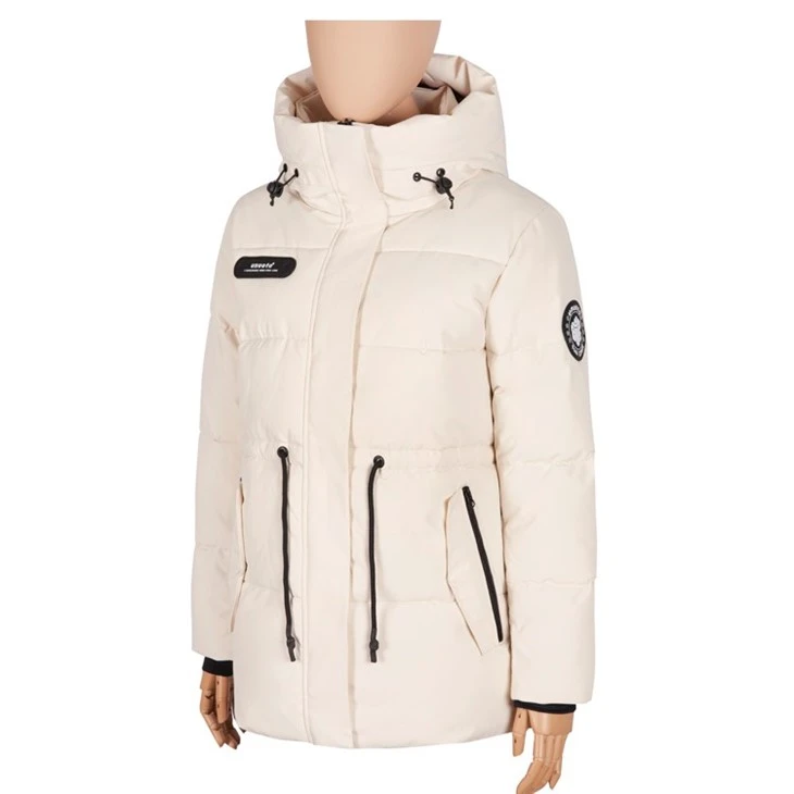 ladies puffer jacket with hood (2)